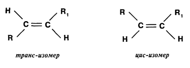 Пример геометрической изомерии