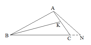 Примеры 2, разносторонний тупоугольный треугольник