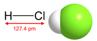 Структурная формула и пространственное строение молекулы хлороводорода и его молярная масса