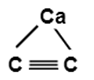 Структурная формула карбида кальция 