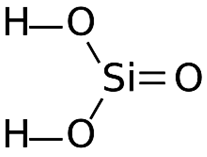 Графическая формула кремниевой кислоты