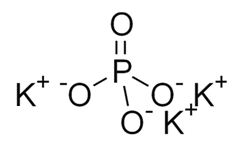 Структурная формула фосфата калия