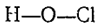 Структурная формула хлорной кислоты