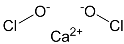 Структурная формула гипохлорита кальция
