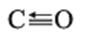 Структурная формула оксида углерода (II)