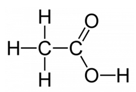 Структурная формула уксусной кислоты