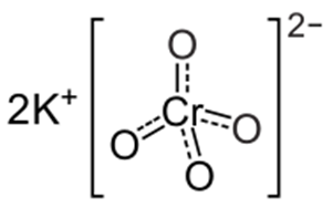 Графическая формула хромата калия