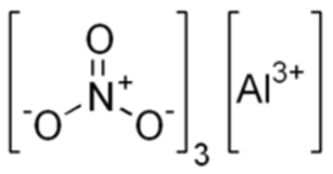 Структурная формула нитрата алюминия