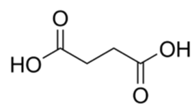 Графическая формула янтарной кислоты