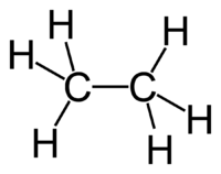 Строение молекулы этана