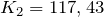 K_2 = 117,43