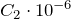 C_2\cdot 10^{-6}